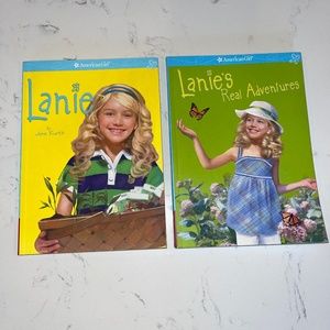 American Girl Doll Books Set of 2 Lanie GOTY Reading Ladies Real Adventures